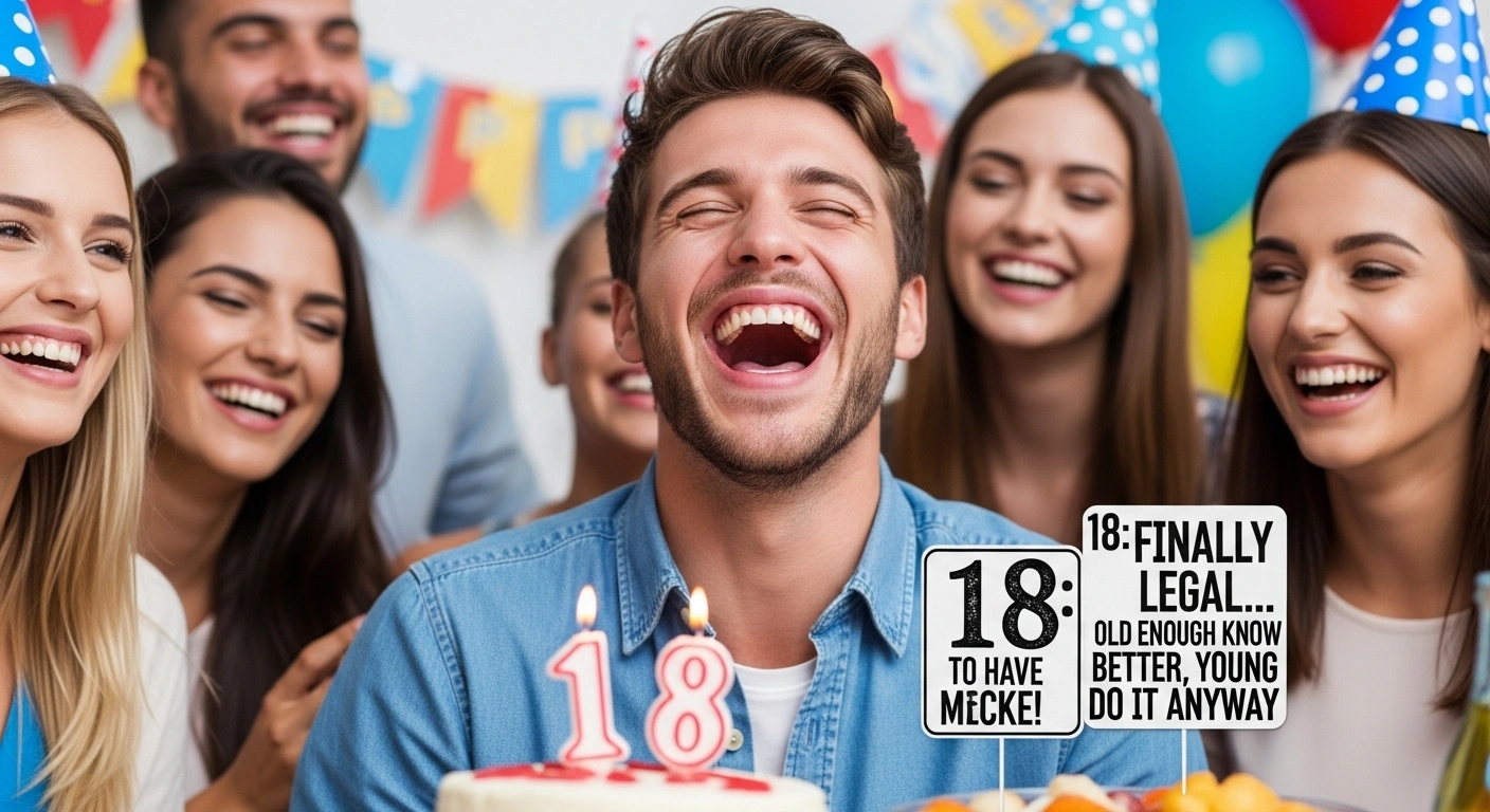 Clever 18th Birthday Puns That Hit Just Right