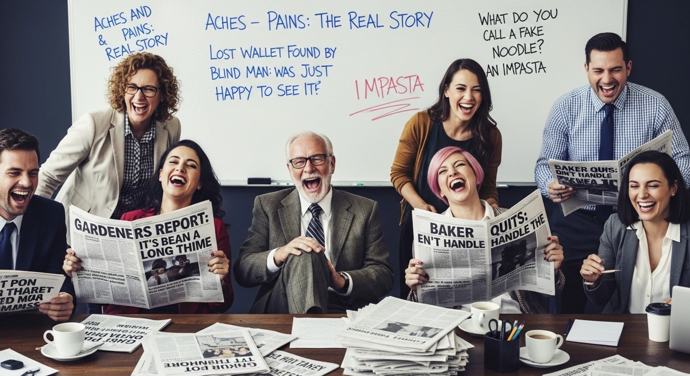 Clever Newspaper Puns That Hit Just Right