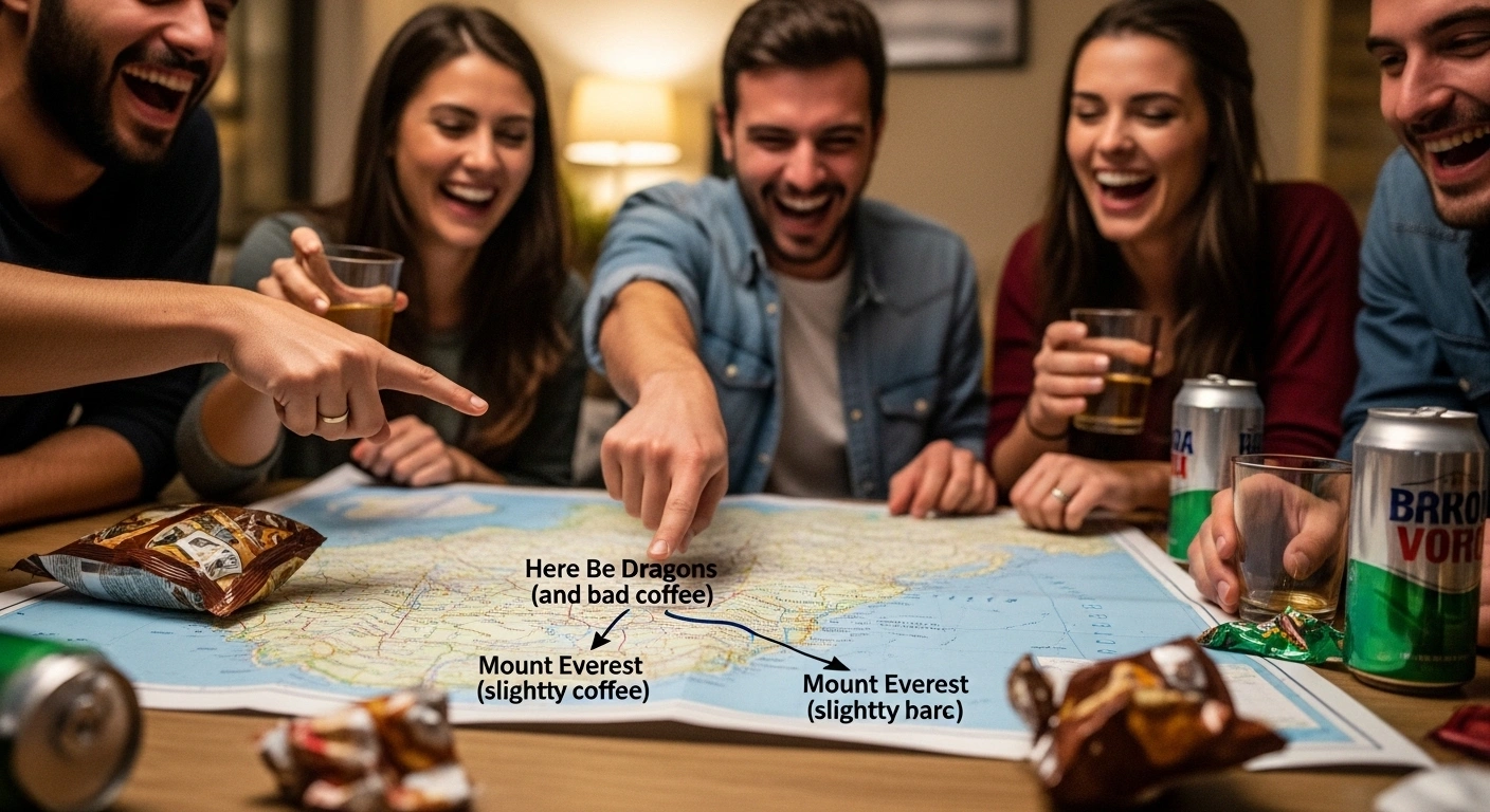 Travel & Adventure Map Puns for Road Trips