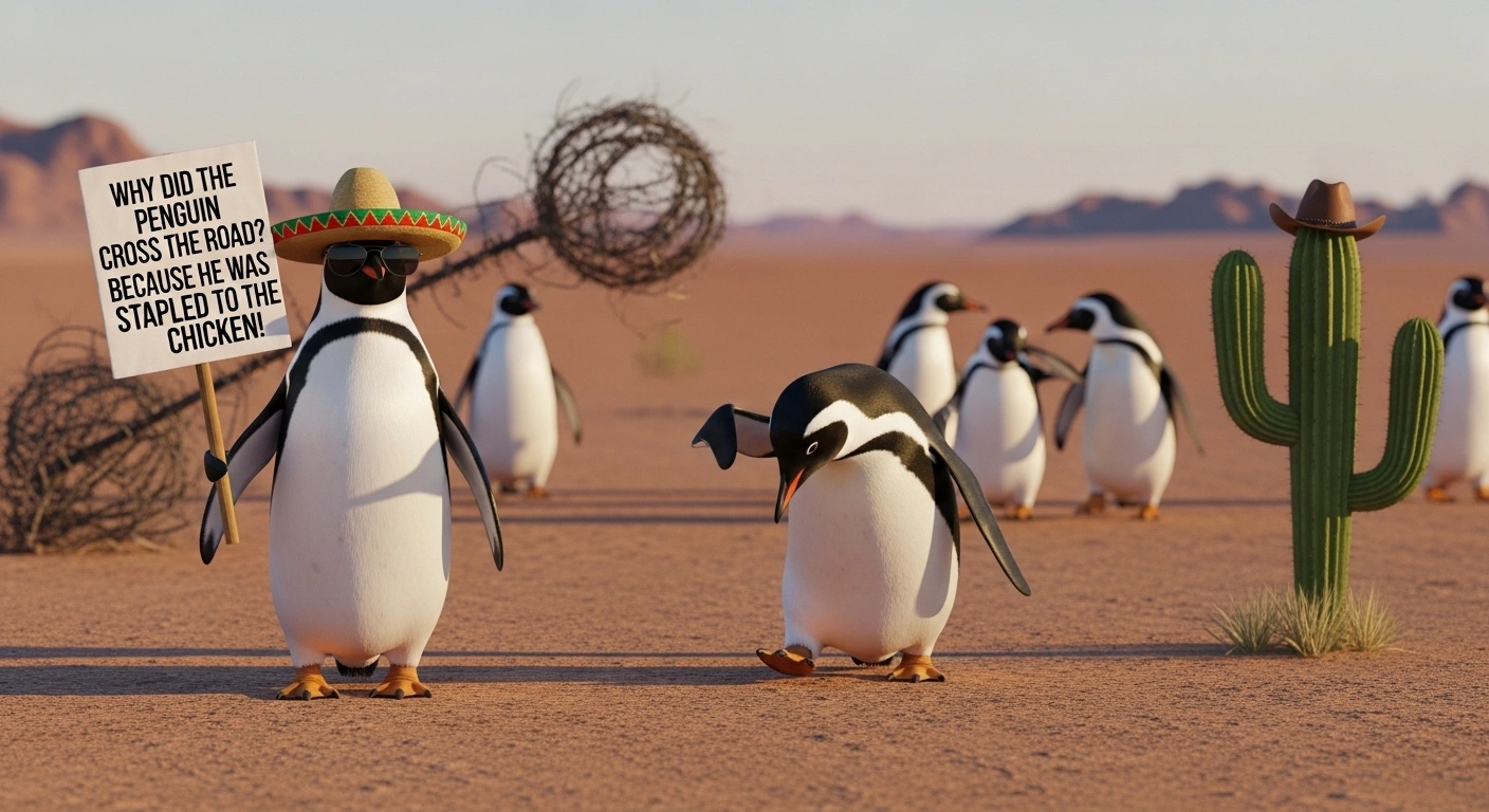 Travel & Adventure Penguin Puns for Road Trips