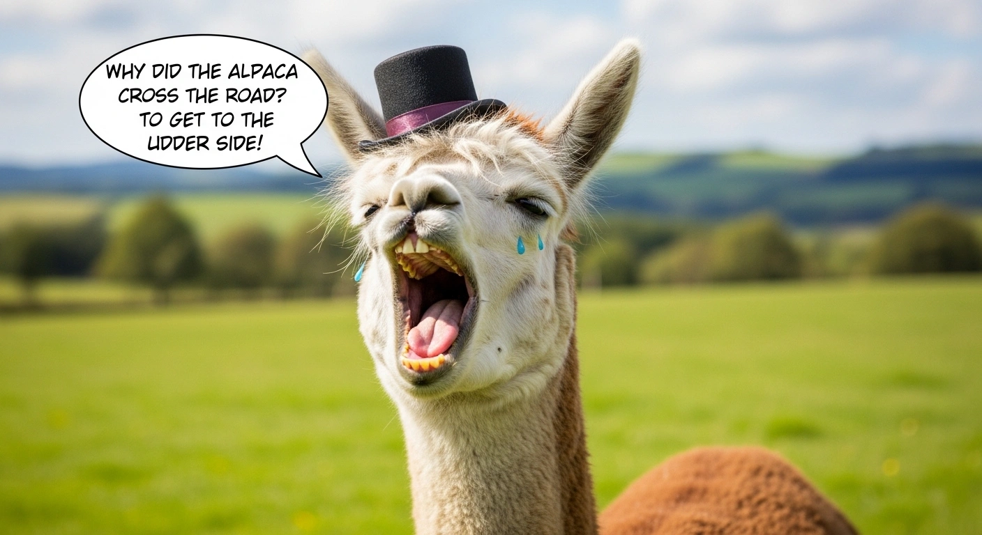 203+ Alpaca Laugh Attack Funny Alpaca Jokes That Hit Hard🦙 - punzoom.com