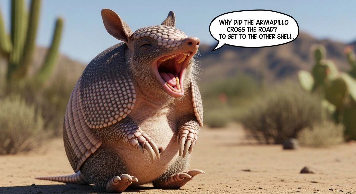 268+ Funny Armadillo Jokes to Make You Roll with Laughter 🐾 - punzoom.com