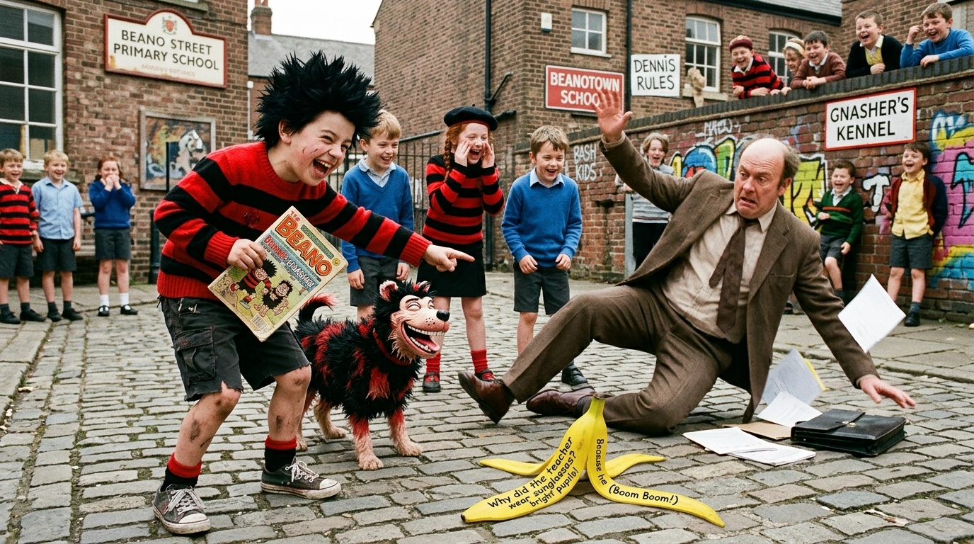 Beano jokes for adults