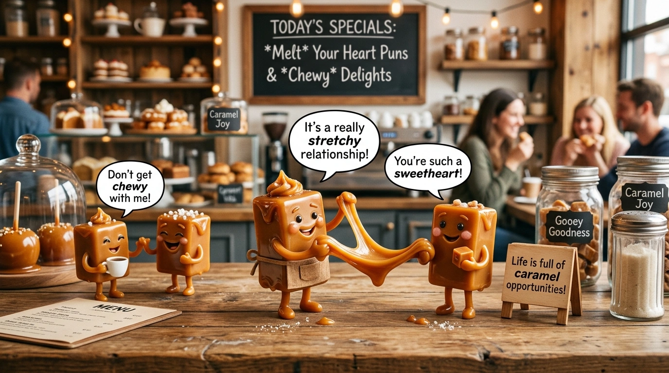 Caramel puns one liners