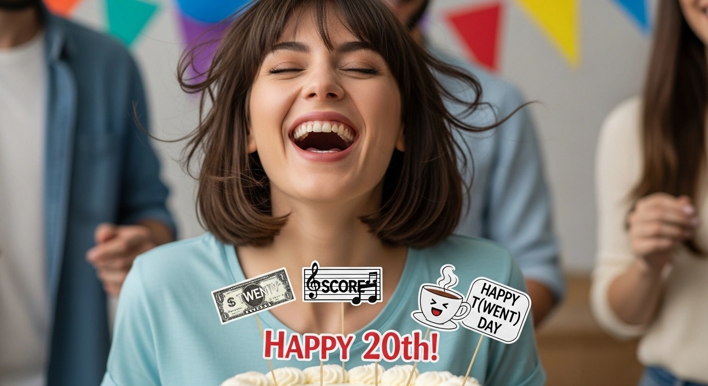 Clever 20th Birthday Puns That Hit Just Right