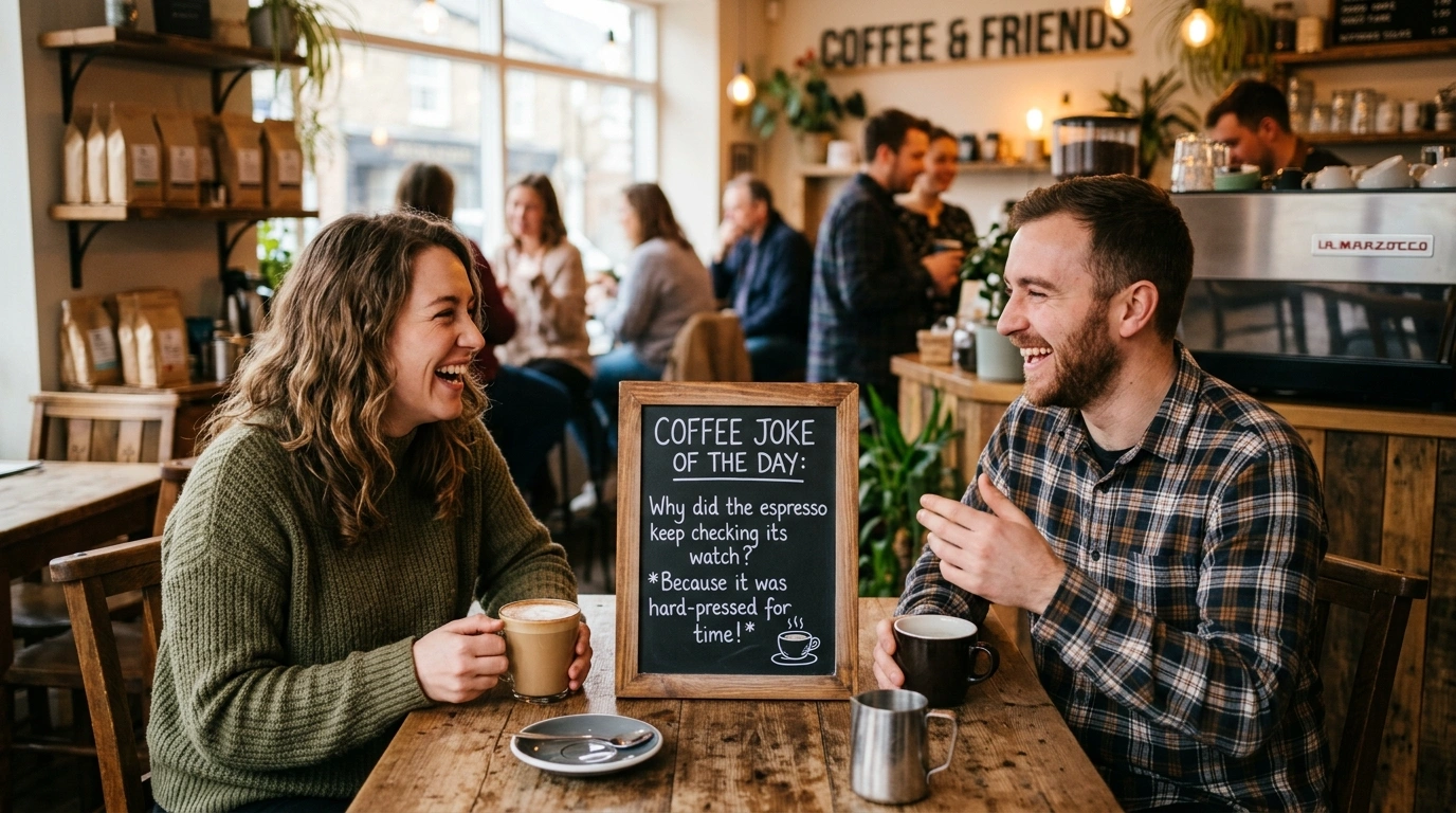 Coffee jokes meme