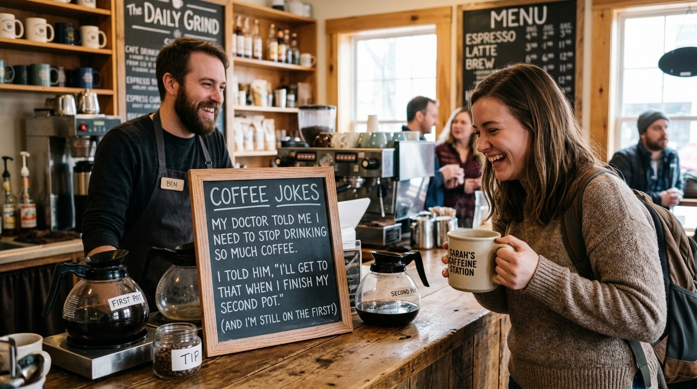 Coffee jokes one liners