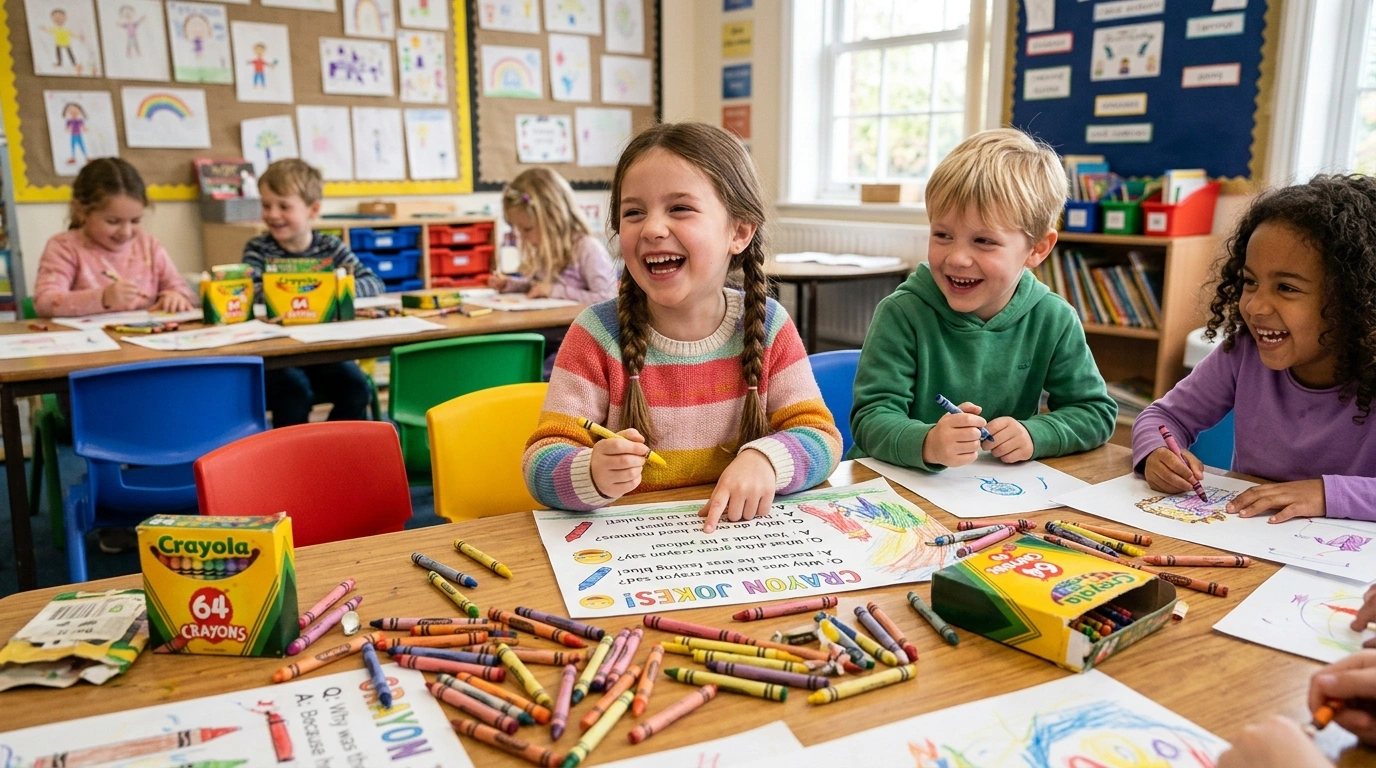 Crayon jokes one liners