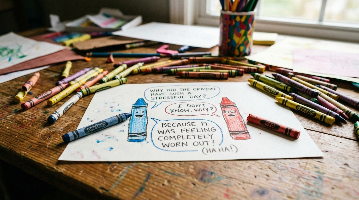 Crayon puns for teachers