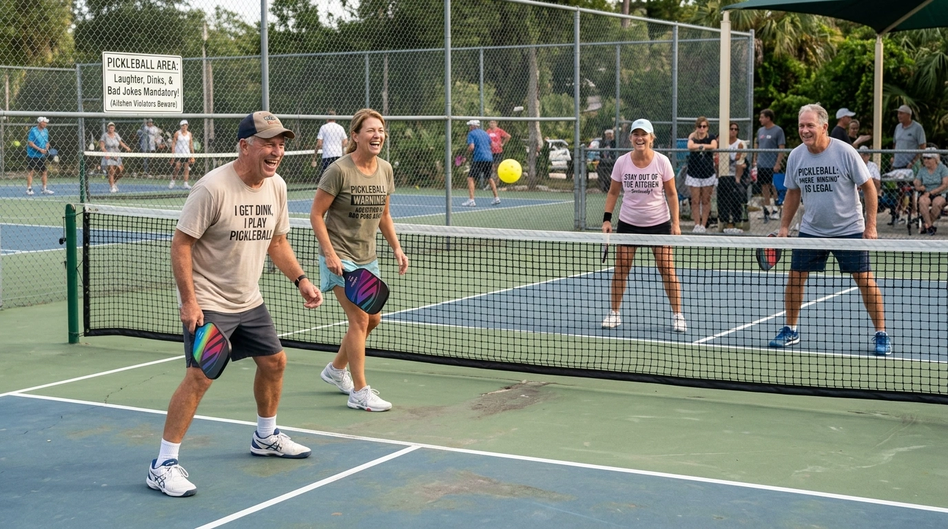 Dirty Pickleball Jokes One Liners