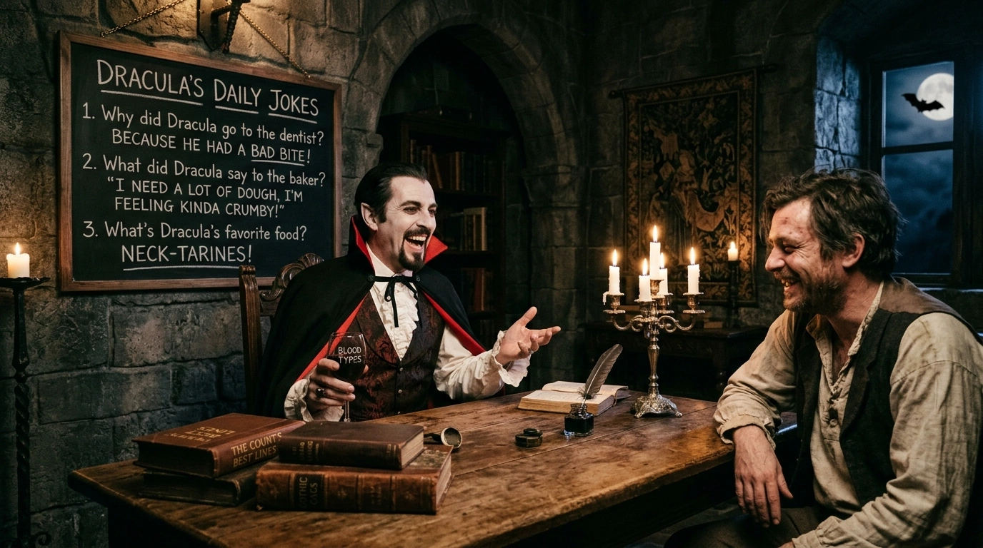 Dracula Jokes One-Liners for Adults