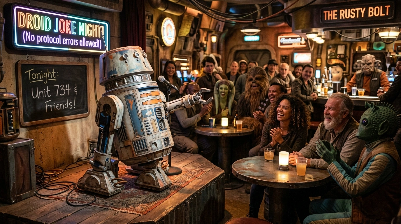 Droid jokes one liners