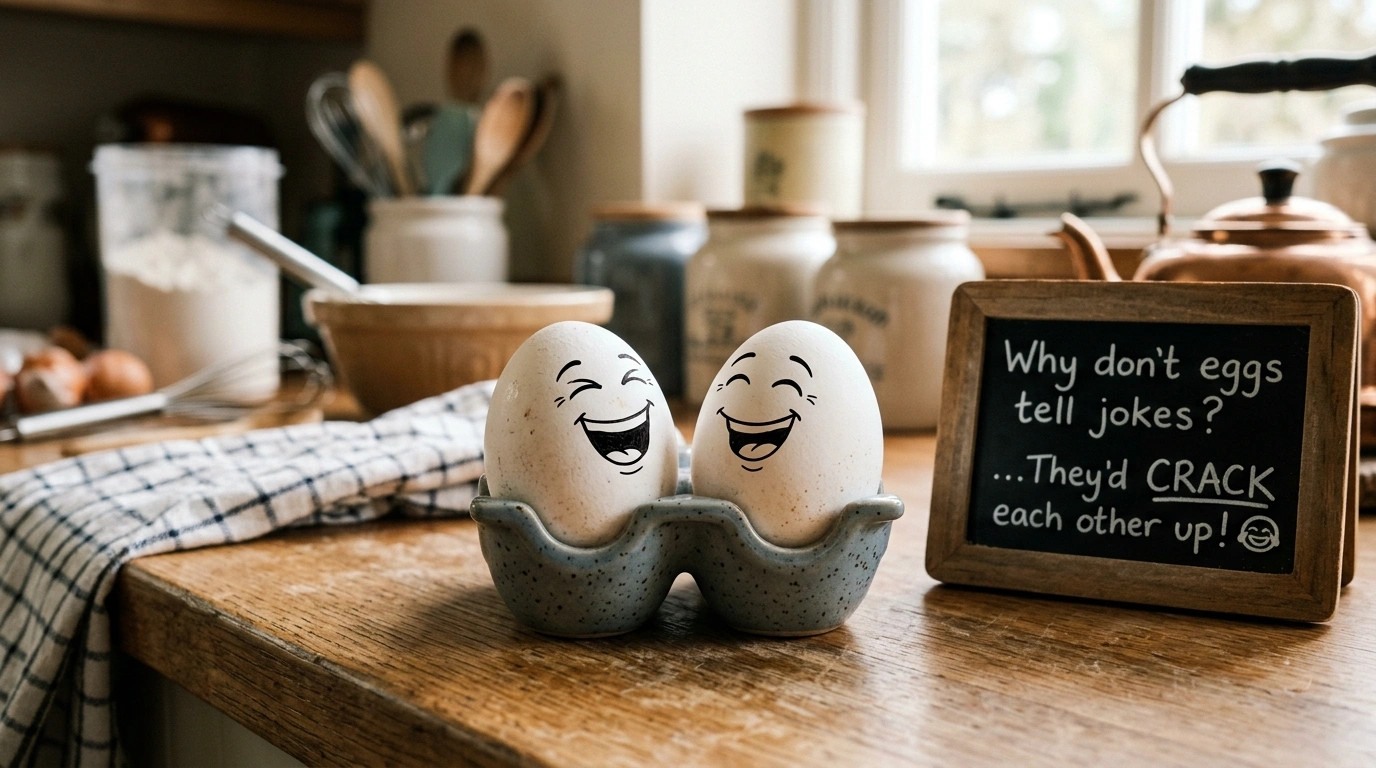Egg jokes one-liners for adults