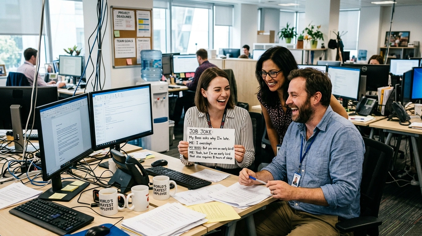 Funny jokes for work meetings