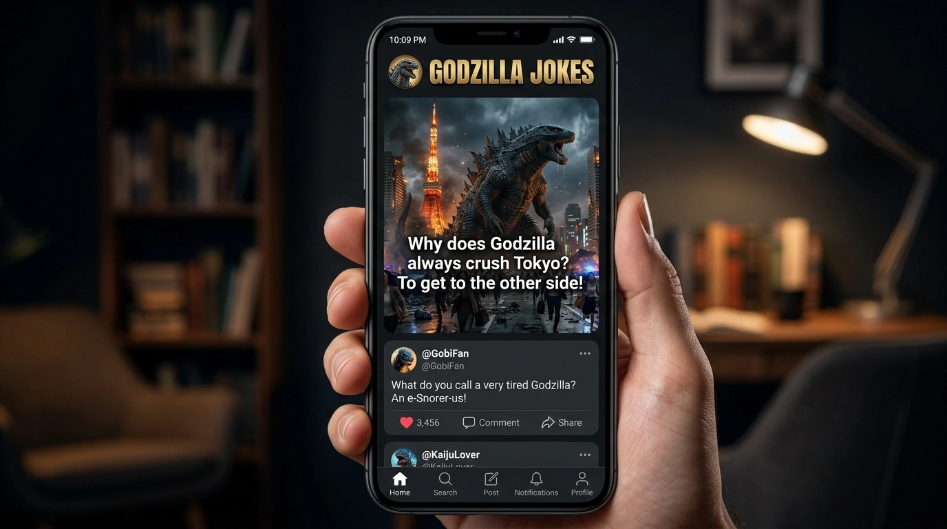 Godzilla Jokes One Liners