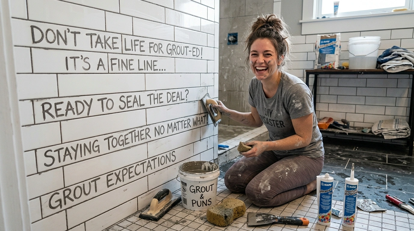 Grout puns one liners