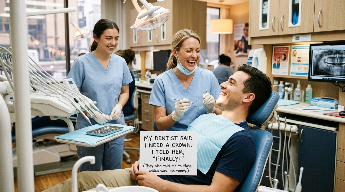 Knock knock dentist jokes dirty