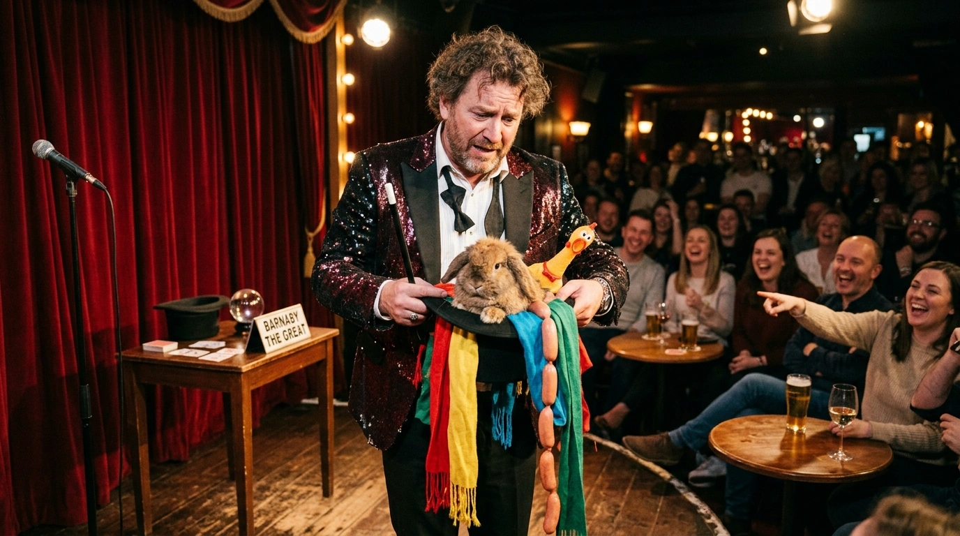 Magician jokes one liners