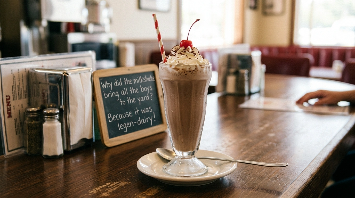 Milkshake Jokes One Liners