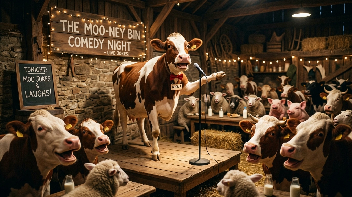 Moo Jokes One Liners