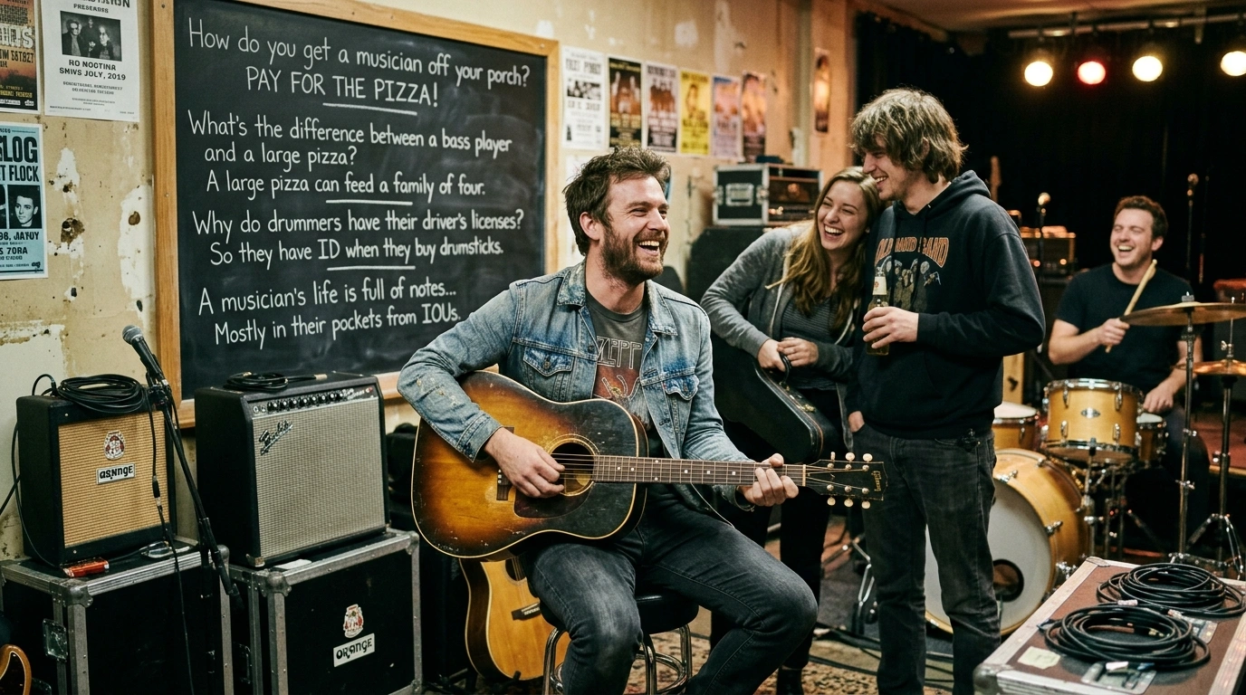 Musician jokes one liners