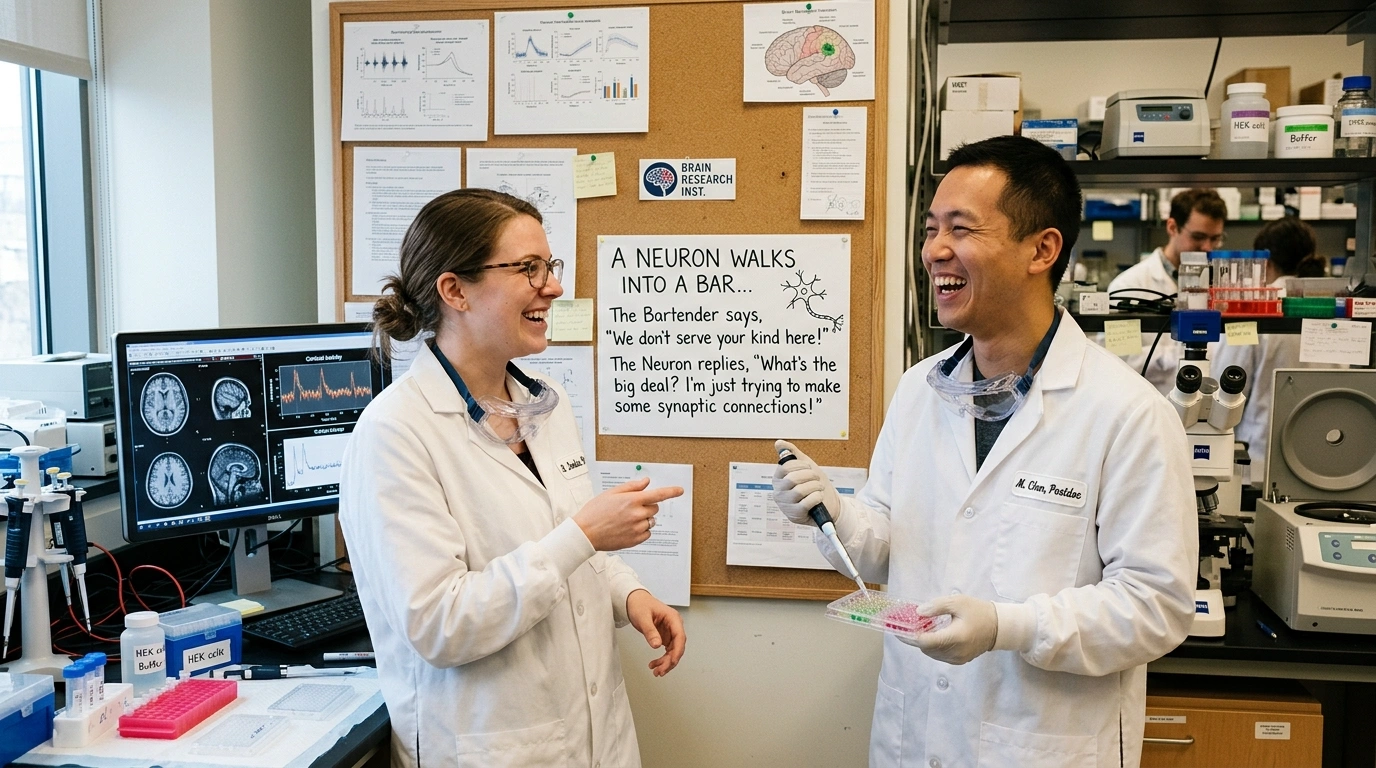 Neuroscience jokes one liners