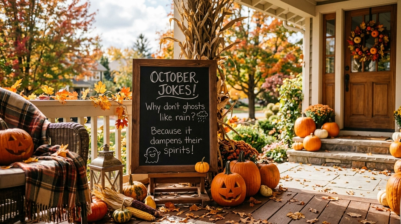 October Jokes One Liners