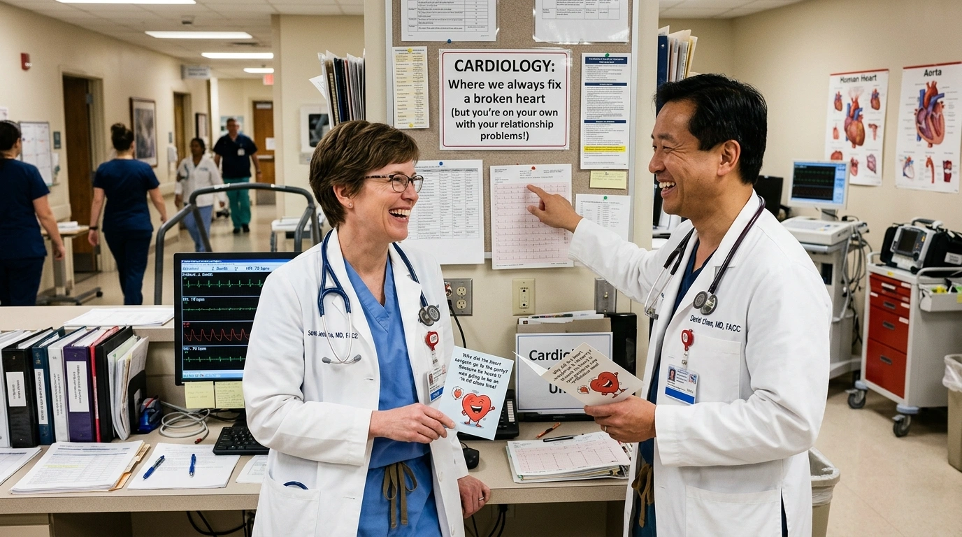 Short Cardiology Jokes for Adults