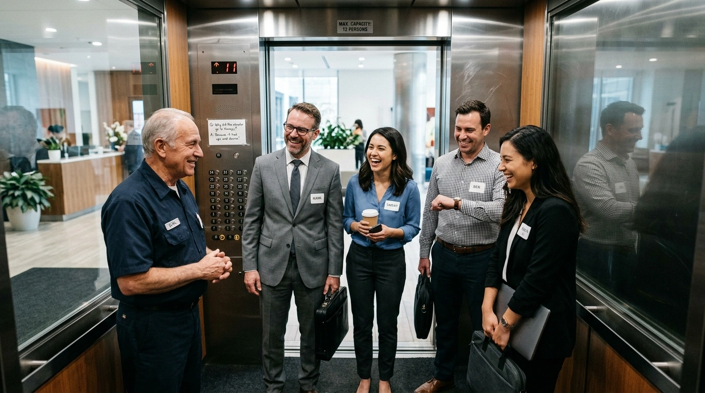 Short Elevator Jokes One Liners for Adults