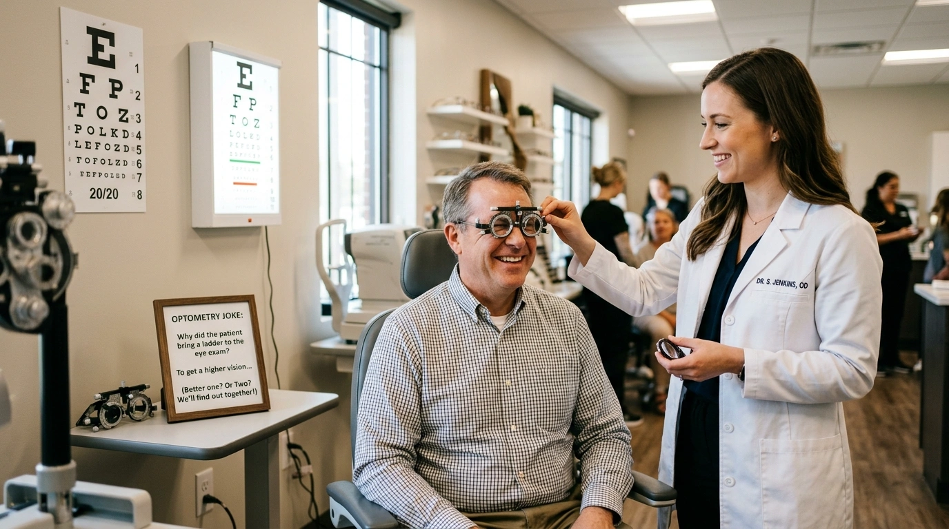 Short Eye Doctor Jokes One Liners for Adults