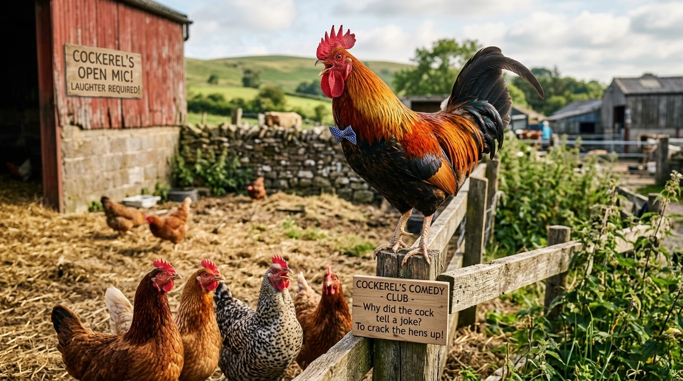 Short funny chicken jokes