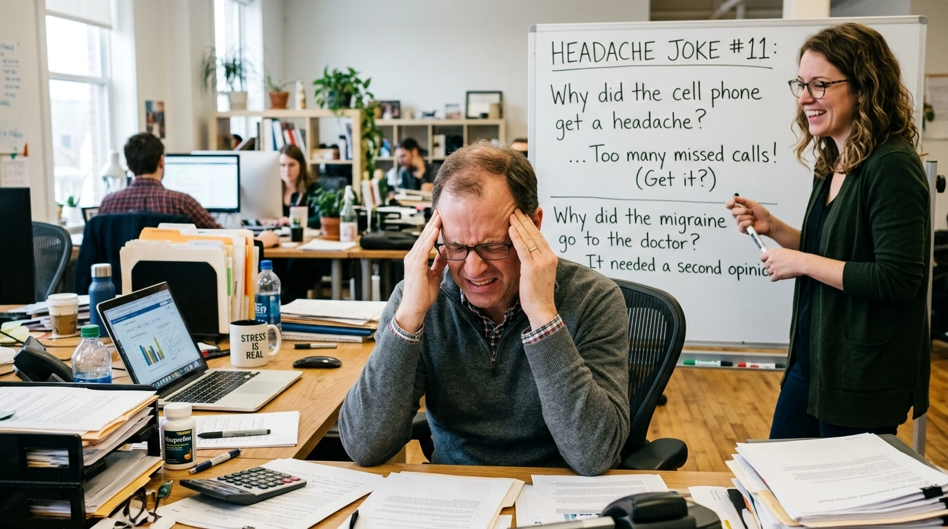 Short headache Captions For Instagram