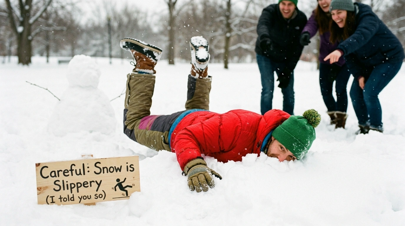 Snow jokes one-liners