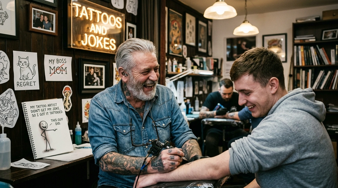 Tattoo dad jokes