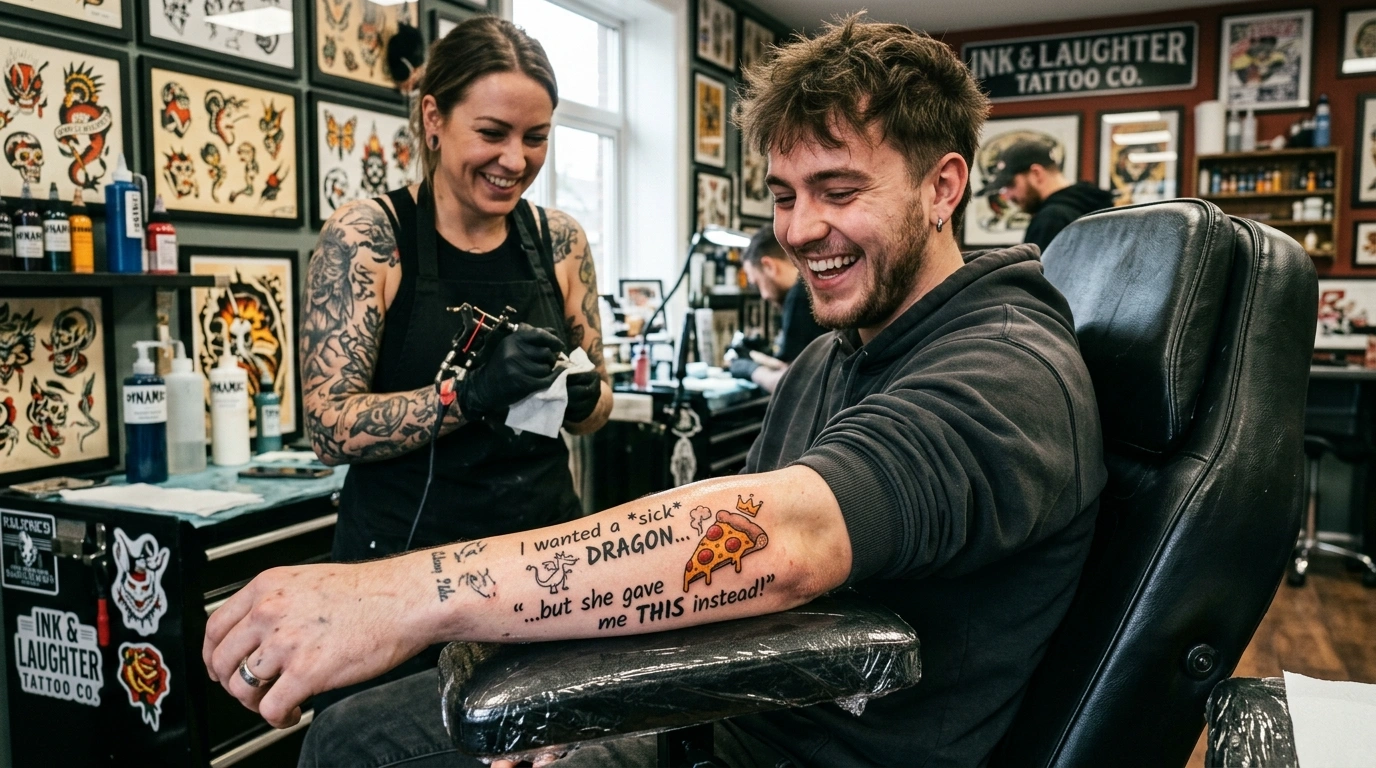 Tattoo jokes one liners