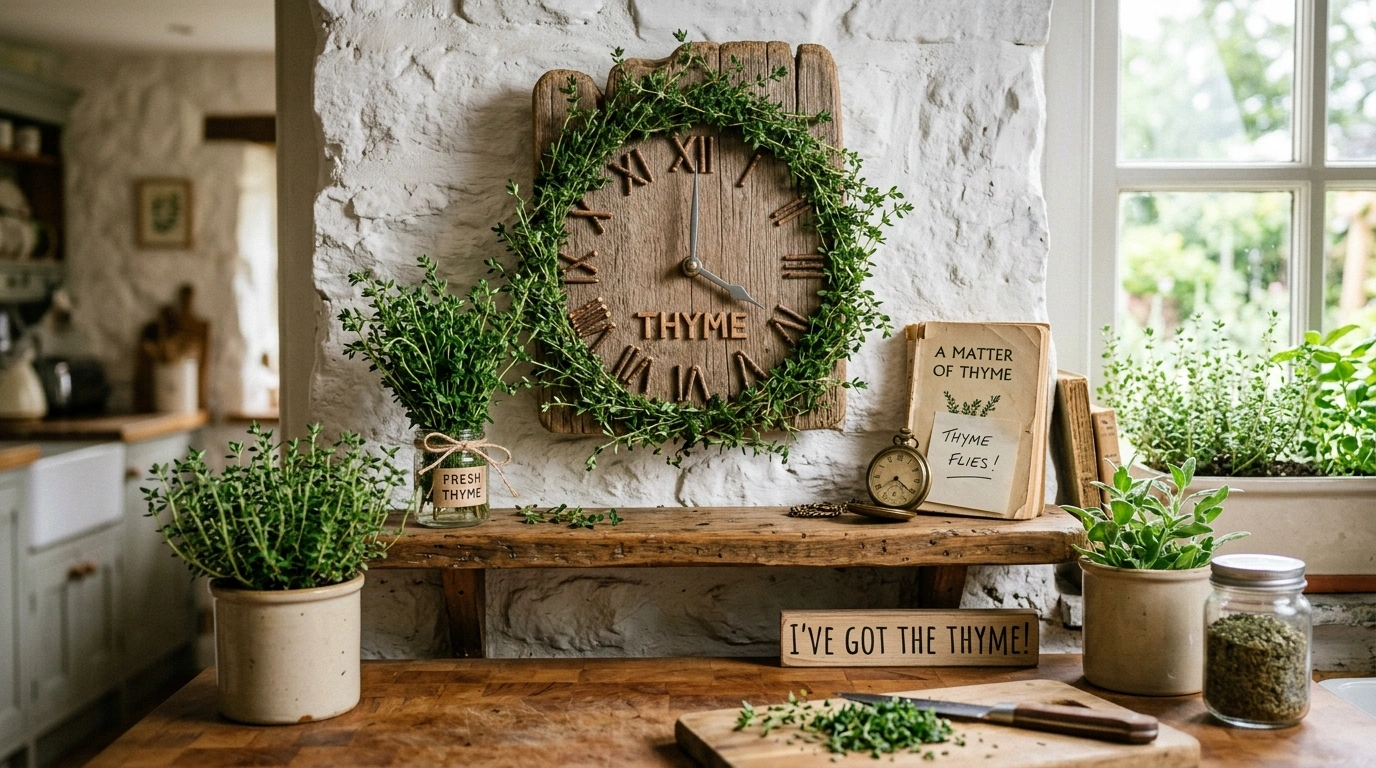 Thyme Puns Captions