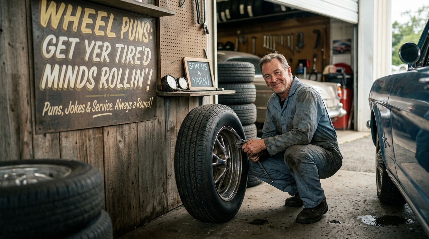 Wheel Puns One Liners
