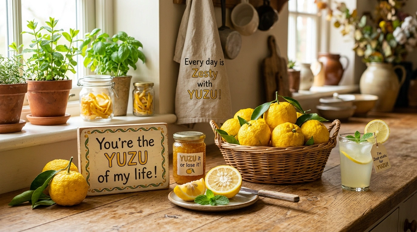 Yuzu puns captions