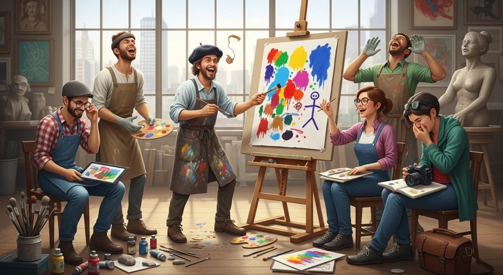 artist jokes