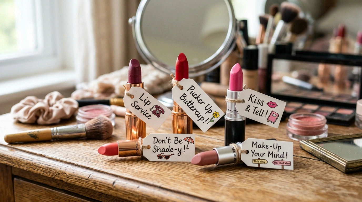 lipstick puns one liners