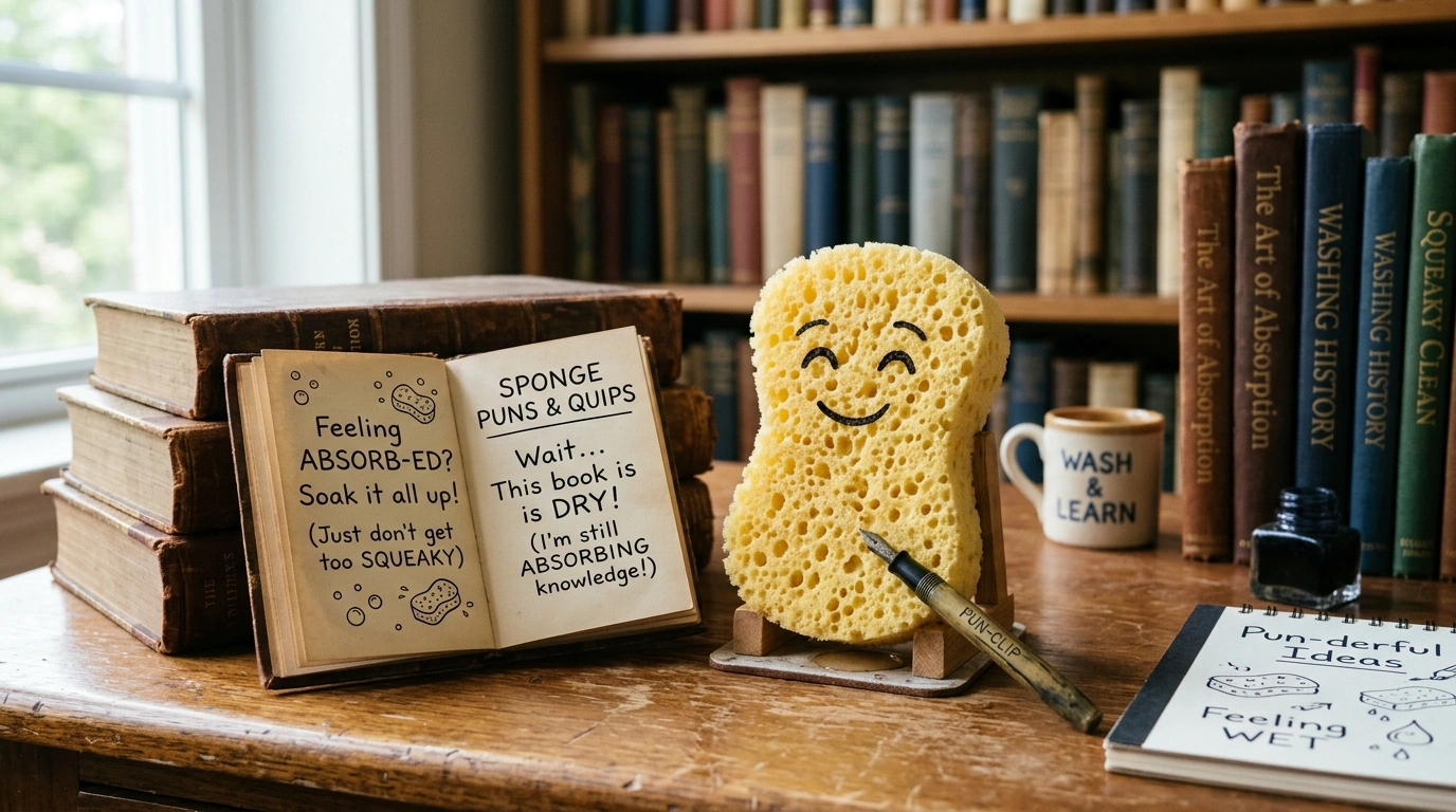 sponge puns one liners