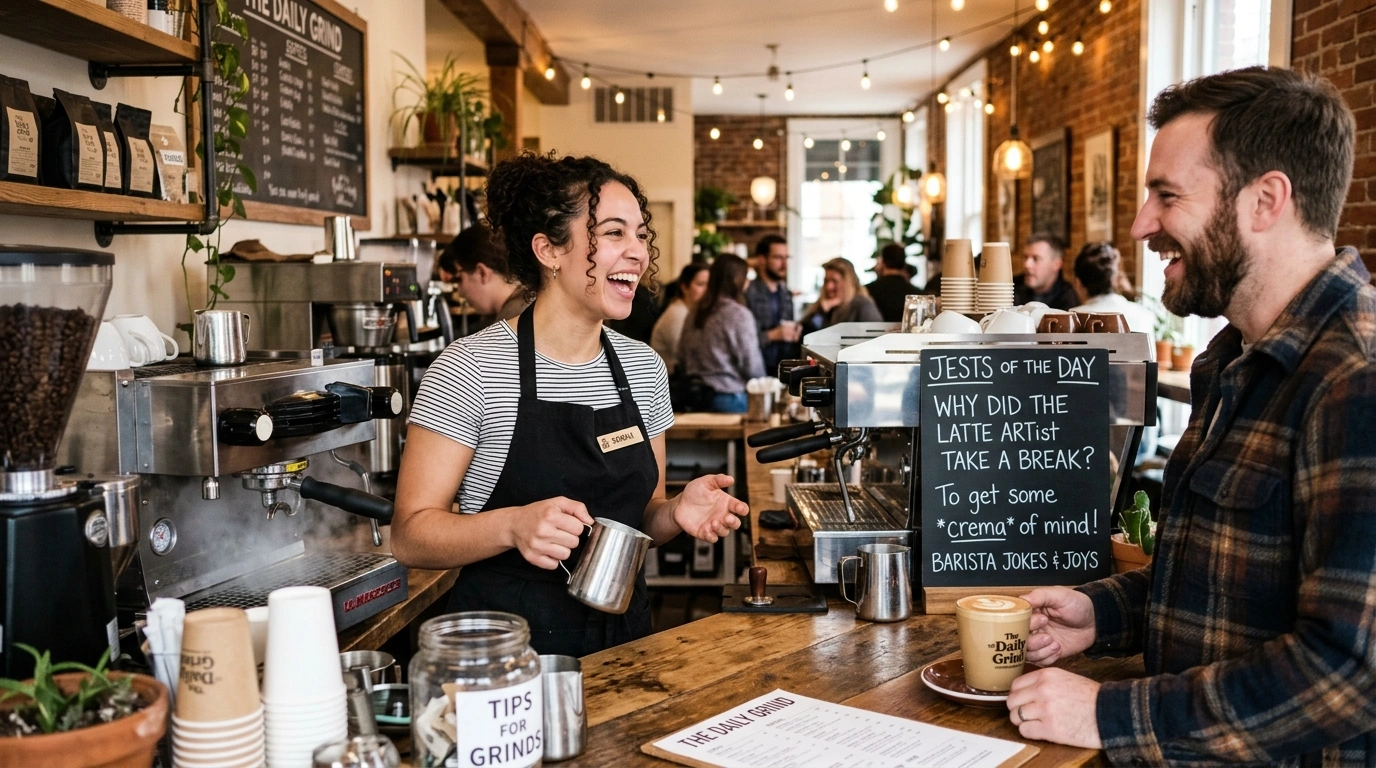 Barista jokes for adults