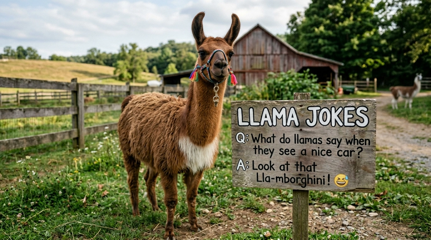 Llama jokes one liners