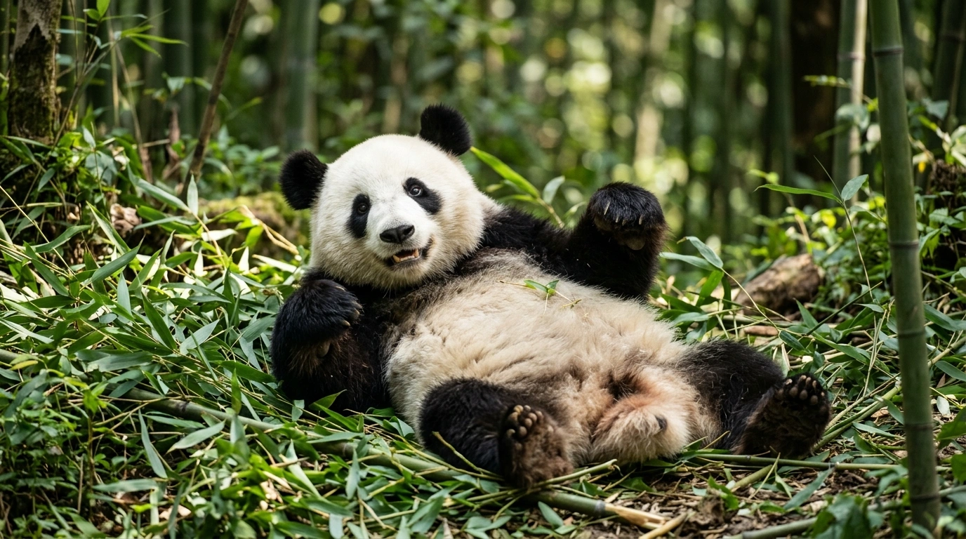 Panda joke Eats, shoots and leaves