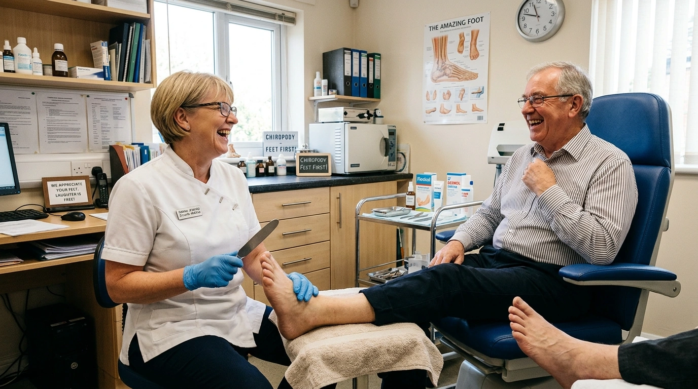 Short podiatry jokes one liners for adults