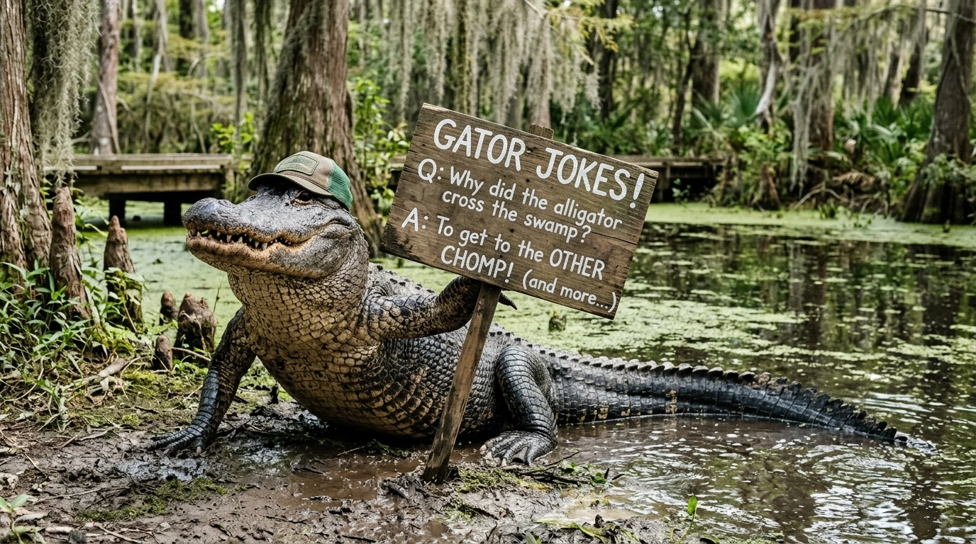 Alligator jokes one-liners