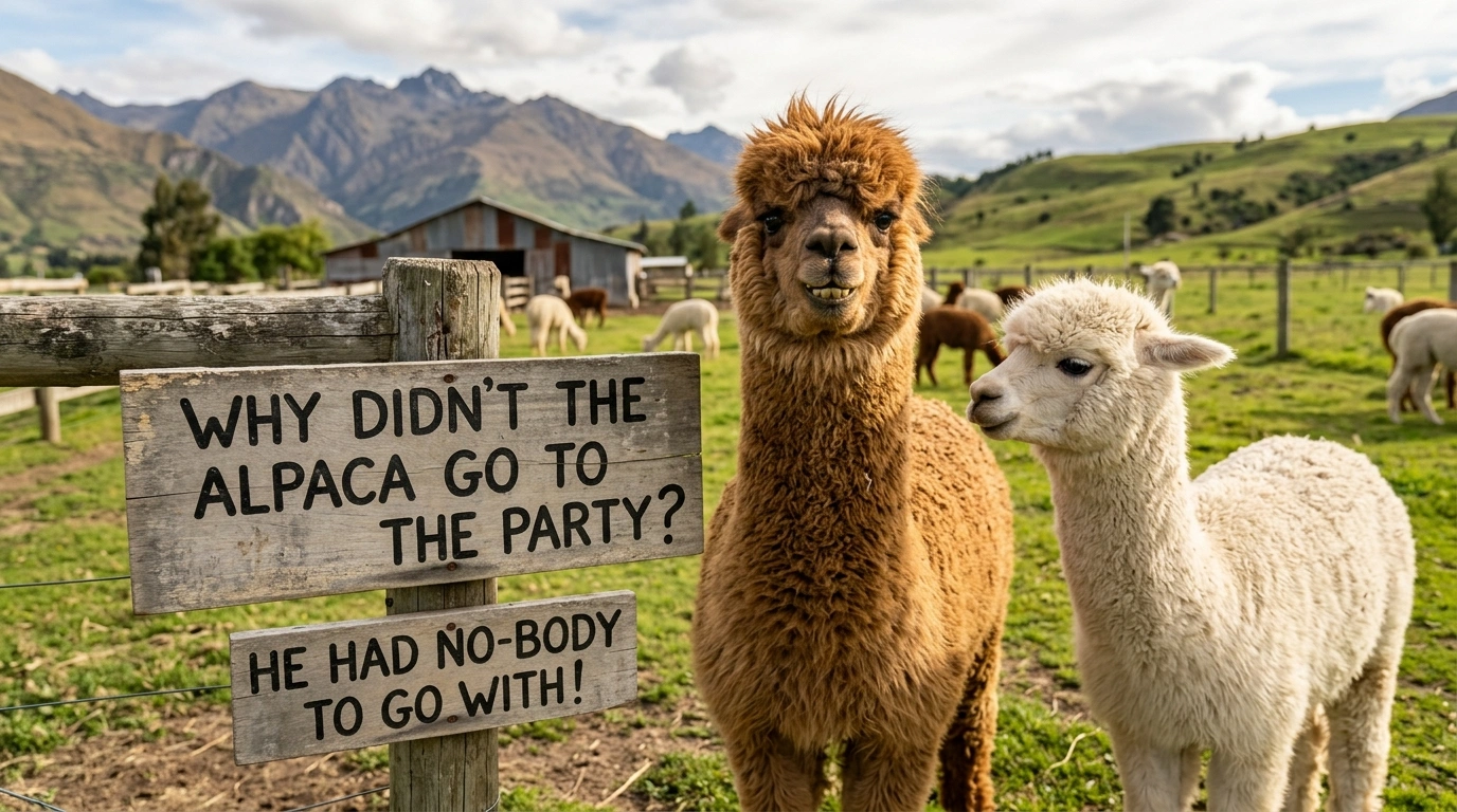 Alpaca jokes one liners