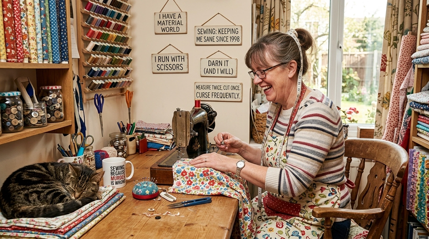 Sewing puns one liners for adults