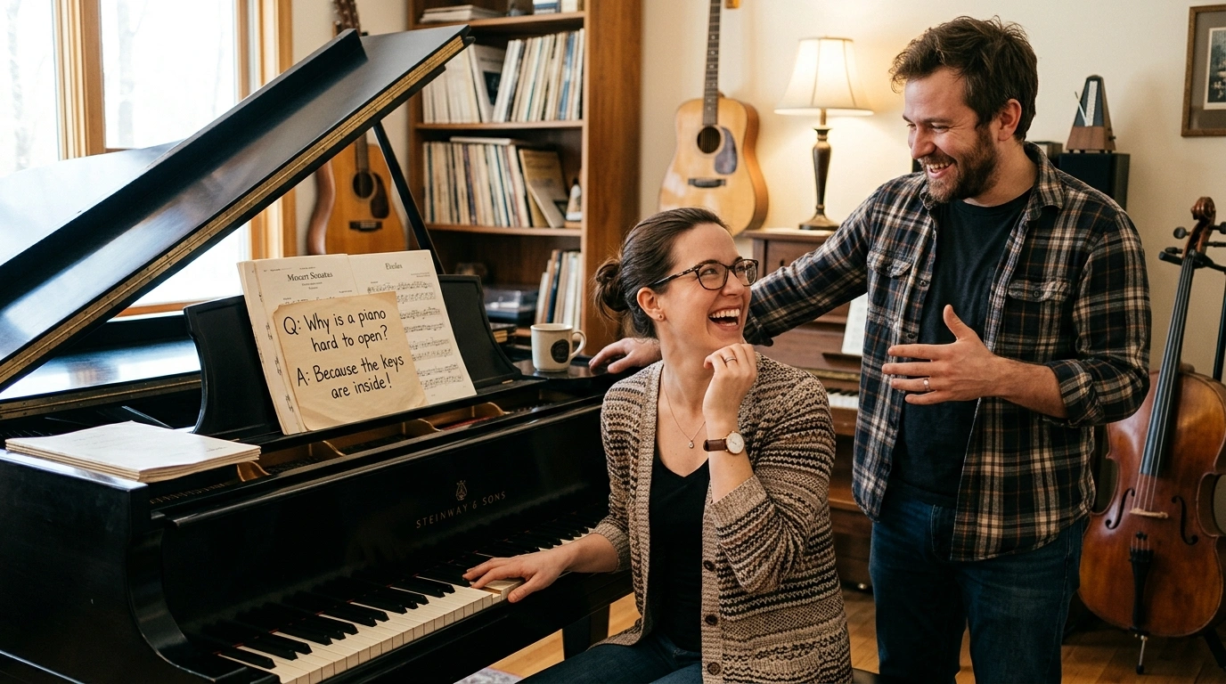 Short piano jokes for kids